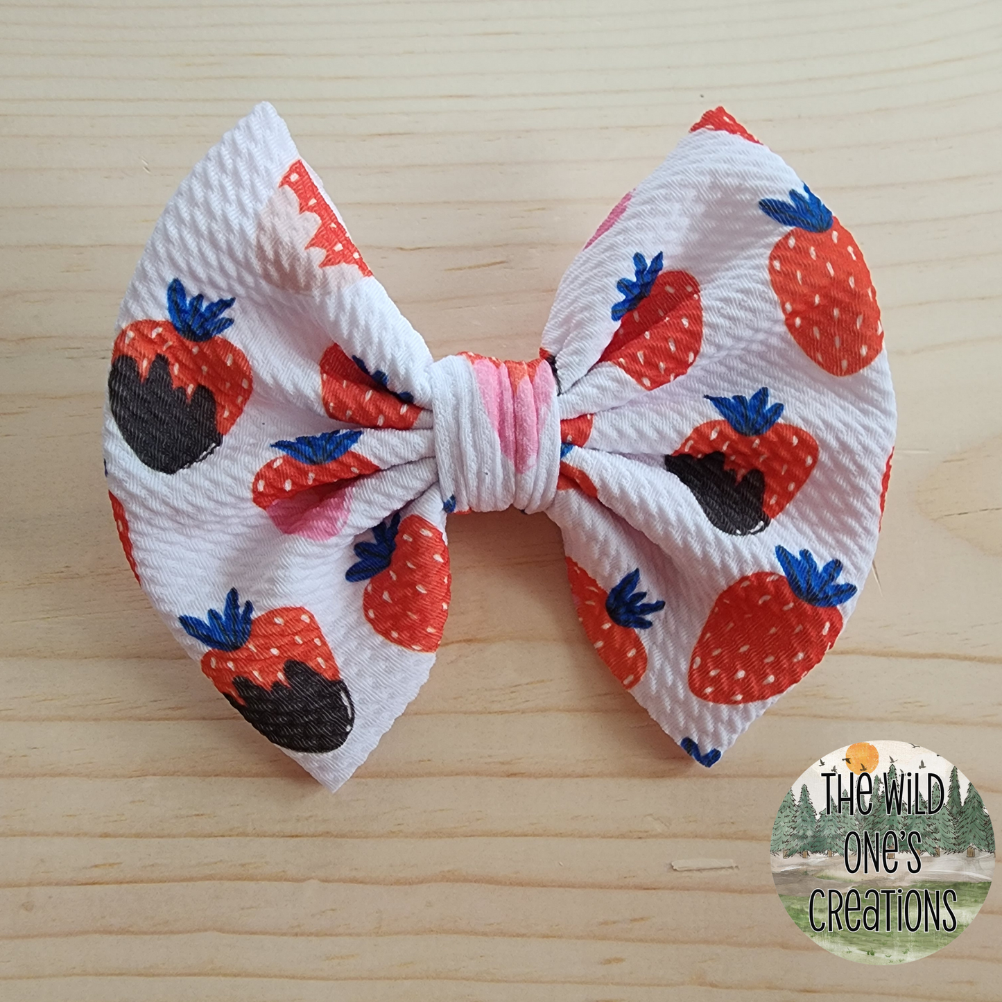 Chocolate Covered Strawberries Bow