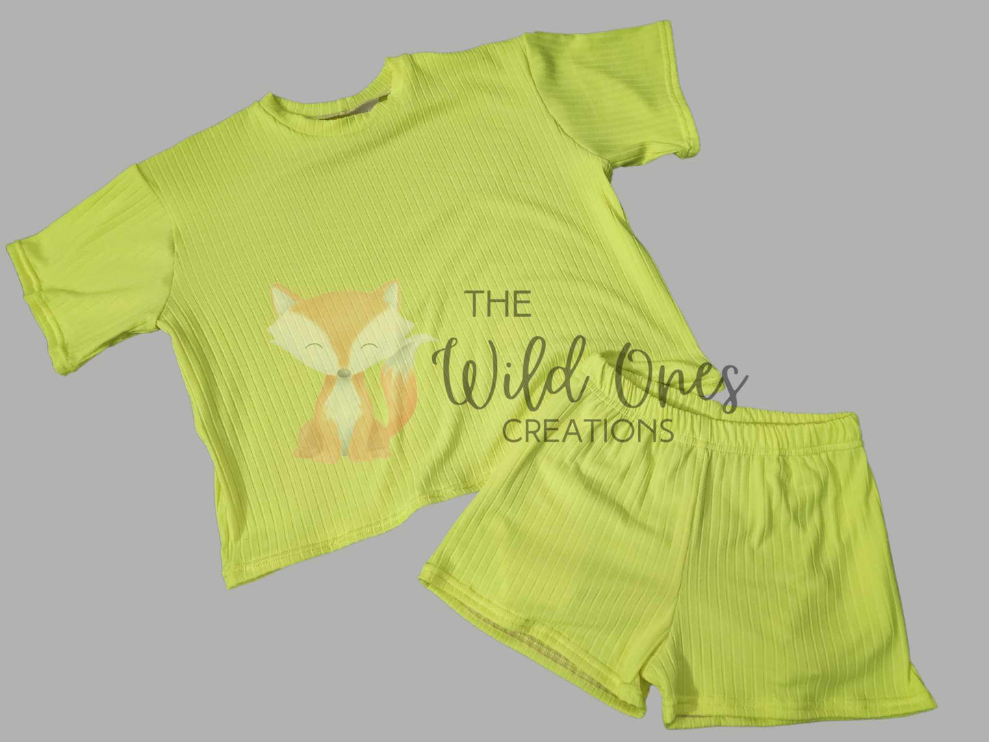 Neon Yellow Comfy Set