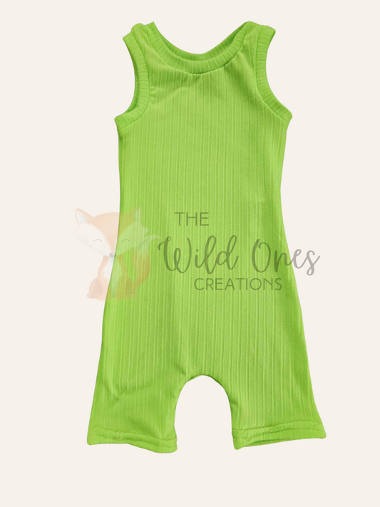 Neon Green Ollie Romper