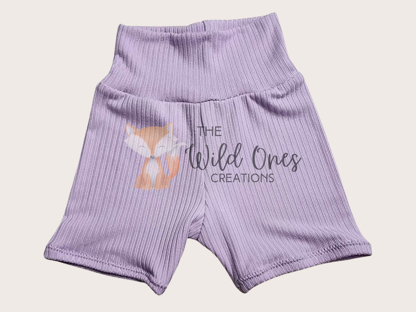 Lavender Biker Shorts